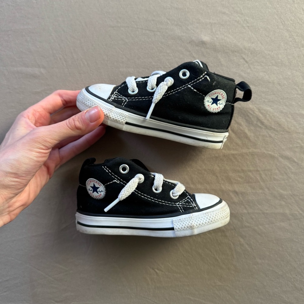 Converse Black and White Kids Sneakers